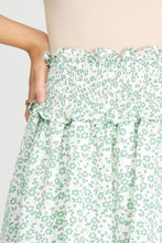 Load image into Gallery viewer, She + Sky Matcha Ditsy Floral Skort
