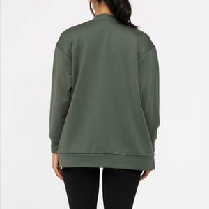 Forest Green Scuba Cardi