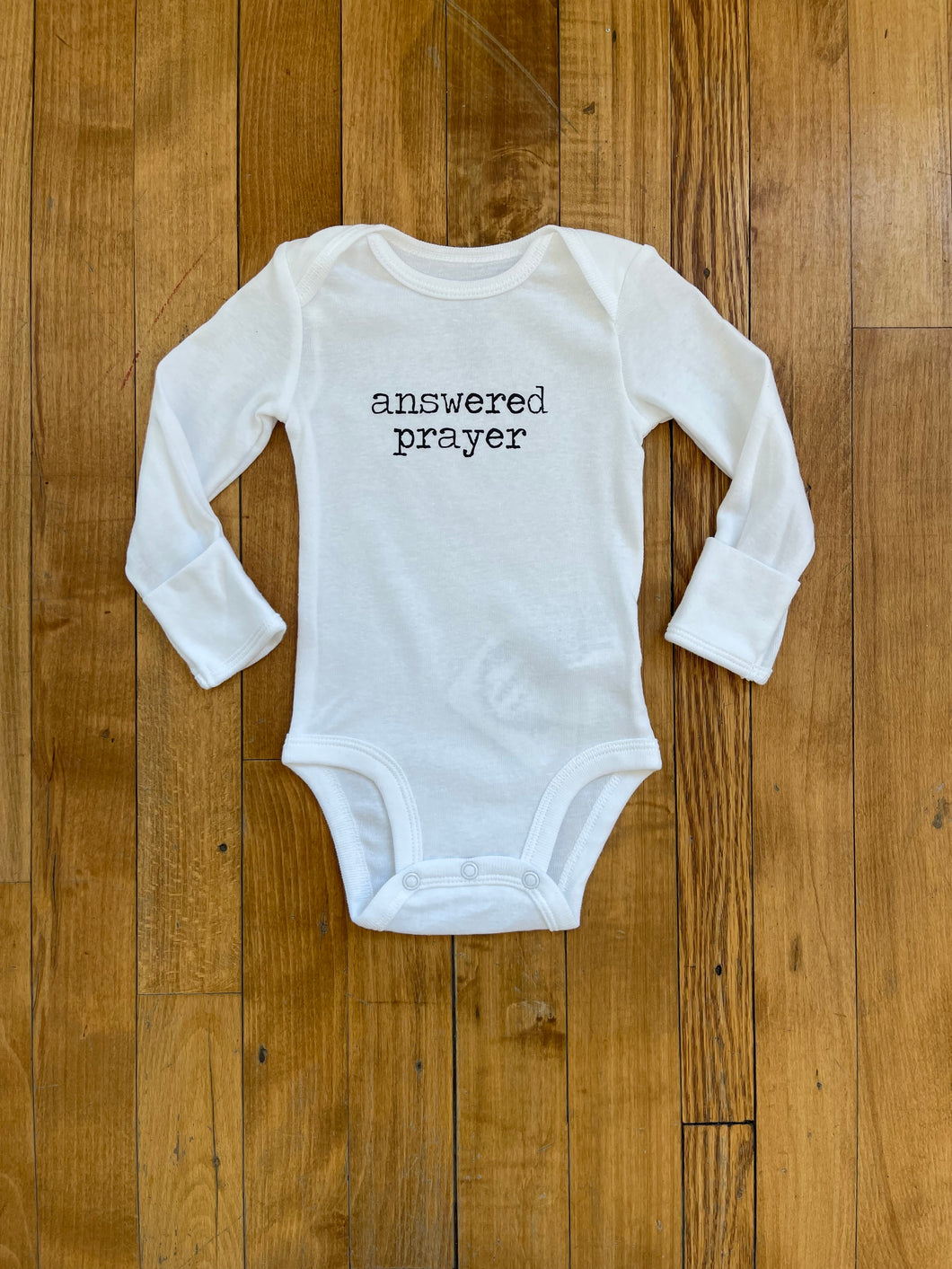 Answered Prayer L/S Onesie