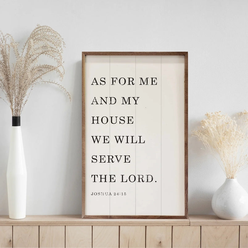 Serve the Lord Sign
