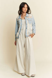 Lace Denim Jacket