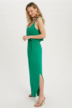 Load image into Gallery viewer, Strappy Green Maxi Dress
