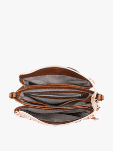Sabrina Black 2 Tone Crossbody