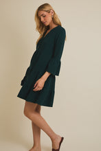 Load image into Gallery viewer, Hunter Tiered Mini Dress

