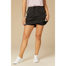 Load image into Gallery viewer, Norah Zipper Pocket Black Skort
