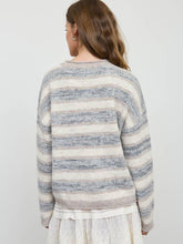 Load image into Gallery viewer, Heather Mocha Stripe Sweater
