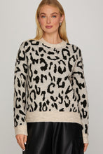 Load image into Gallery viewer, Cream Leopard Sweater
