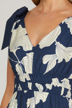 Load image into Gallery viewer, She + Sky Navy Floral Midi Dress
