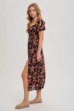 Load image into Gallery viewer, Pink Floral Midi Dress
