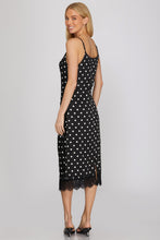 Load image into Gallery viewer, She + Sky Black Polka Dot Cami Dress
