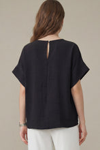 Load image into Gallery viewer, Black V-Neck Top
