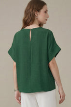 Load image into Gallery viewer, Sea Green V-Neck Top

