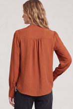 Load image into Gallery viewer, Rust Split Neck Blouse
