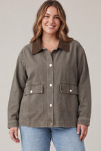 Load image into Gallery viewer, Ash Brown Barn Jacket - Plus
