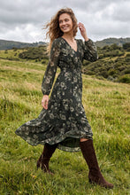 Load image into Gallery viewer, Olive Smock Waist Maxi

