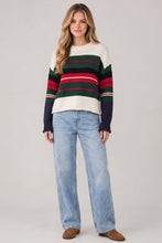 Load image into Gallery viewer, Cream Wide Stripe Sweater
