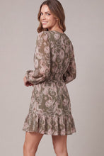 Load image into Gallery viewer, Olive Paisley Smocked Dress
