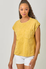 Load image into Gallery viewer, Mystree Honey Washed Slouchy Tee
