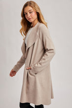 Load image into Gallery viewer, Oatmeal Long Cardigan
