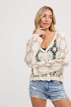 Load image into Gallery viewer, Floral Crochet Cardigan
