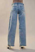 Load image into Gallery viewer, Bow Embellished Straight Denim
