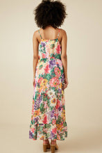 Load image into Gallery viewer, Vivid Floral Asymmetric Dress
