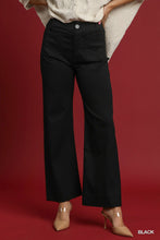 Load image into Gallery viewer, Black Patch Pocket Pants
