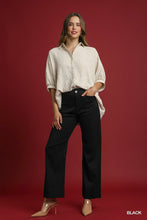 Load image into Gallery viewer, Black Patch Pocket Pants

