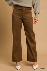Mocha Patch Pocket Pants