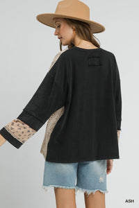 Ash Patchwork Pullover