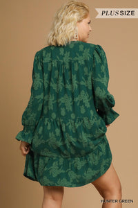 Hunter Jacquard Dress - Plus