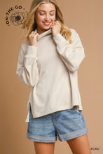 Load image into Gallery viewer, Ecru Luxe Turtleneck
