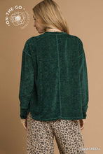 Load image into Gallery viewer, Emerald Chenille Top
