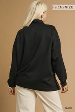 Load image into Gallery viewer, Black Luxe Turtleneck -Plus
