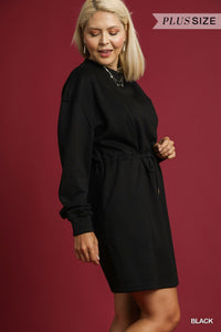 Black Luxe Mini Dress -  Plus