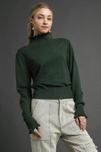Load image into Gallery viewer, Hunter Ruffled Mock Neck Sweater

