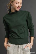 Load image into Gallery viewer, Hunter Ruffled Mock Neck Sweater
