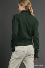 Load image into Gallery viewer, Hunter Ruffled Mock Neck Sweater
