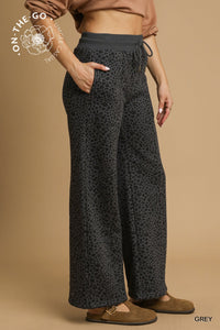 Grey Leopard Lounge Pants