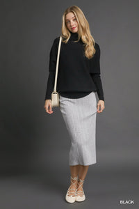Black Turtleneck Sweater