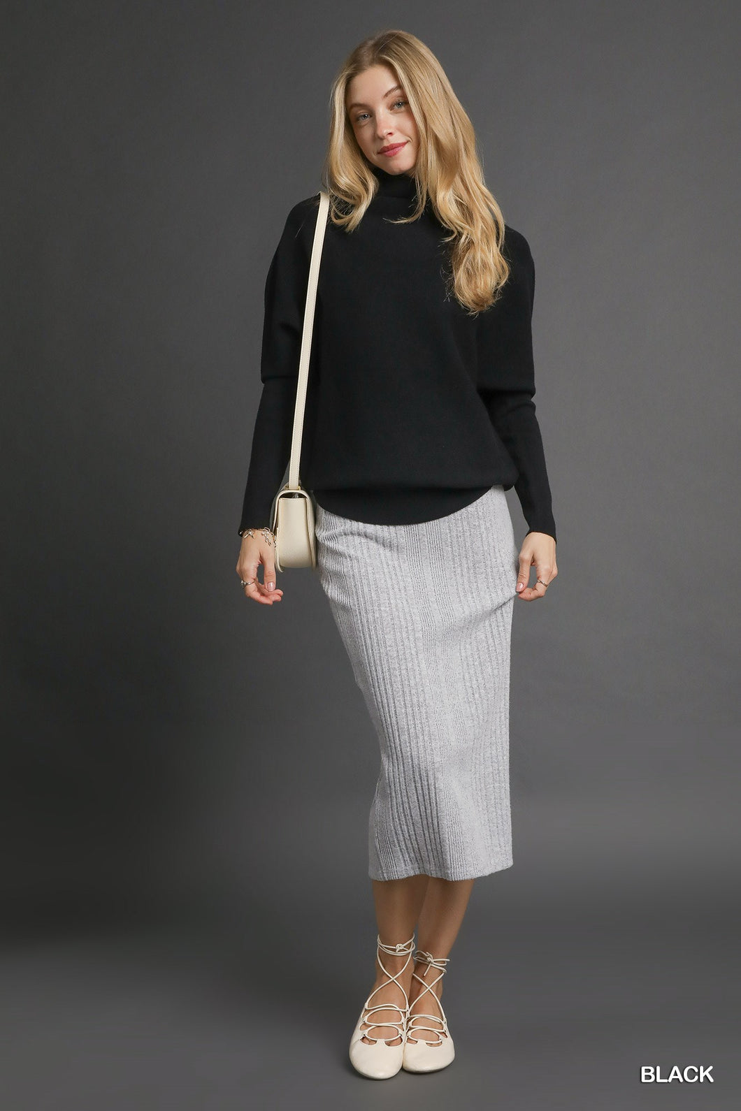 Black Turtleneck Sweater