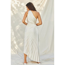 Load image into Gallery viewer, Olympia Pearl Asymmetric Dress
