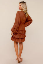 Load image into Gallery viewer, Emerald Ruffle Mini Dress
