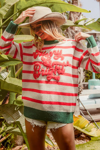 Bibi Merry + Bright Striped Sweater
