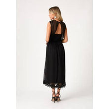 Load image into Gallery viewer, Lovestitch Black Chiffon Lace Maxi
