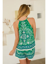 Load image into Gallery viewer, Mystree Green Printed Halter Top
