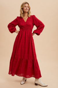 Cherry Lace Maxi