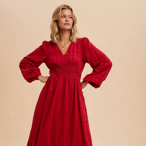 Cherry Lace Maxi