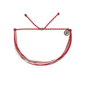 Red + Grey Pura Vida Bracelet