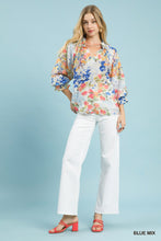 Load image into Gallery viewer, Umgee Blue Watercolor Top
